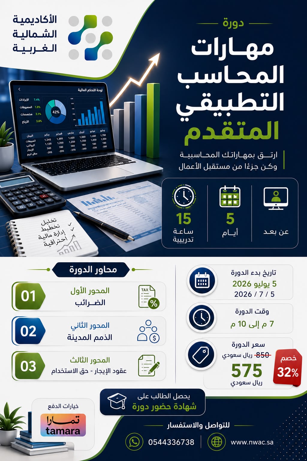 مهارات المحاسب التطبيقي المتقدم